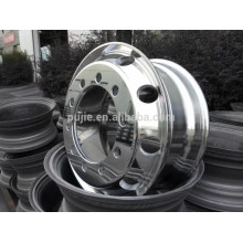 Кованые алюминиевые колесные диски 22.5 * 8.25 Отполированные для автобусного транспорта